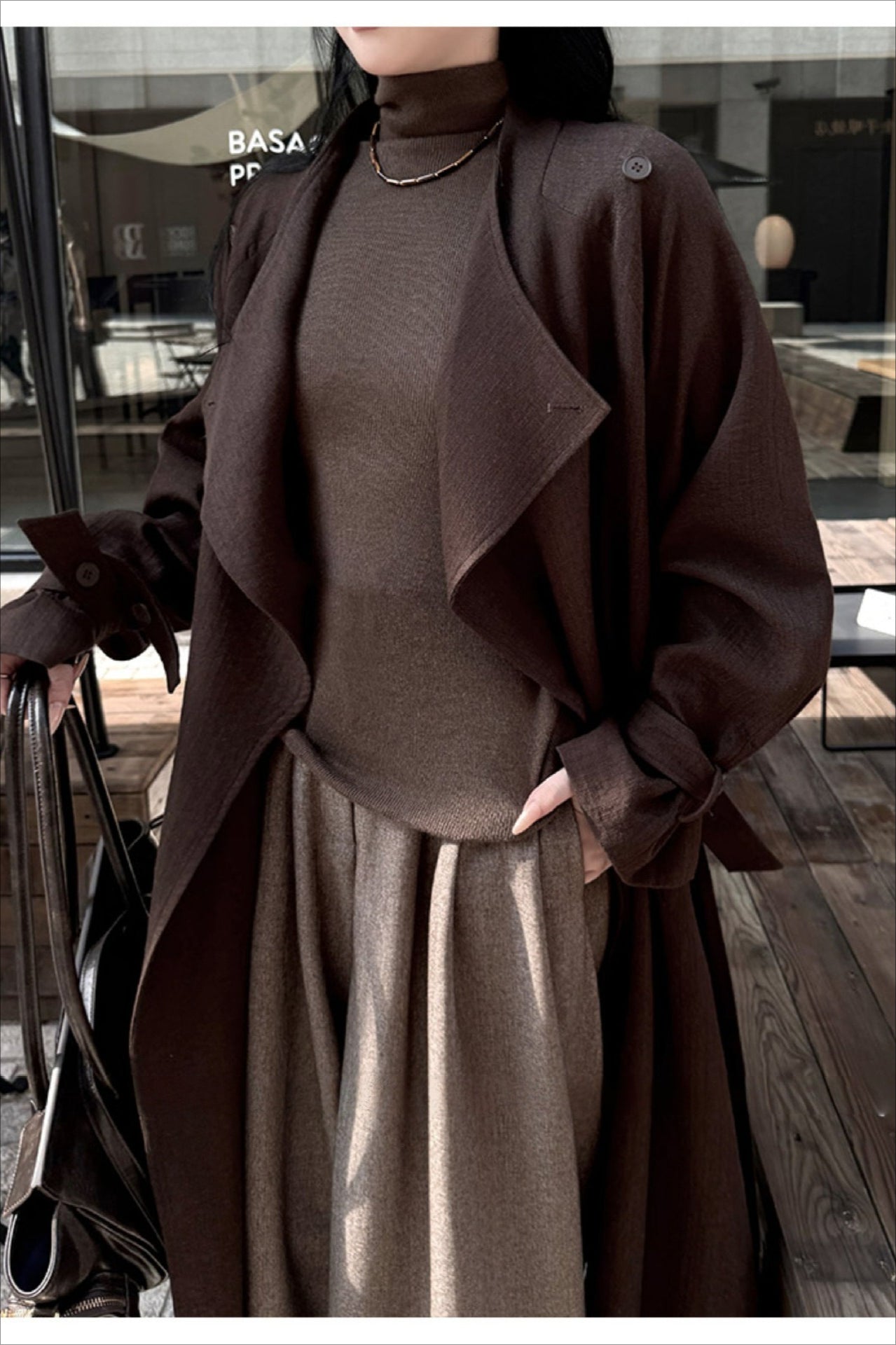 Autumn Lightweight Long Overcoat