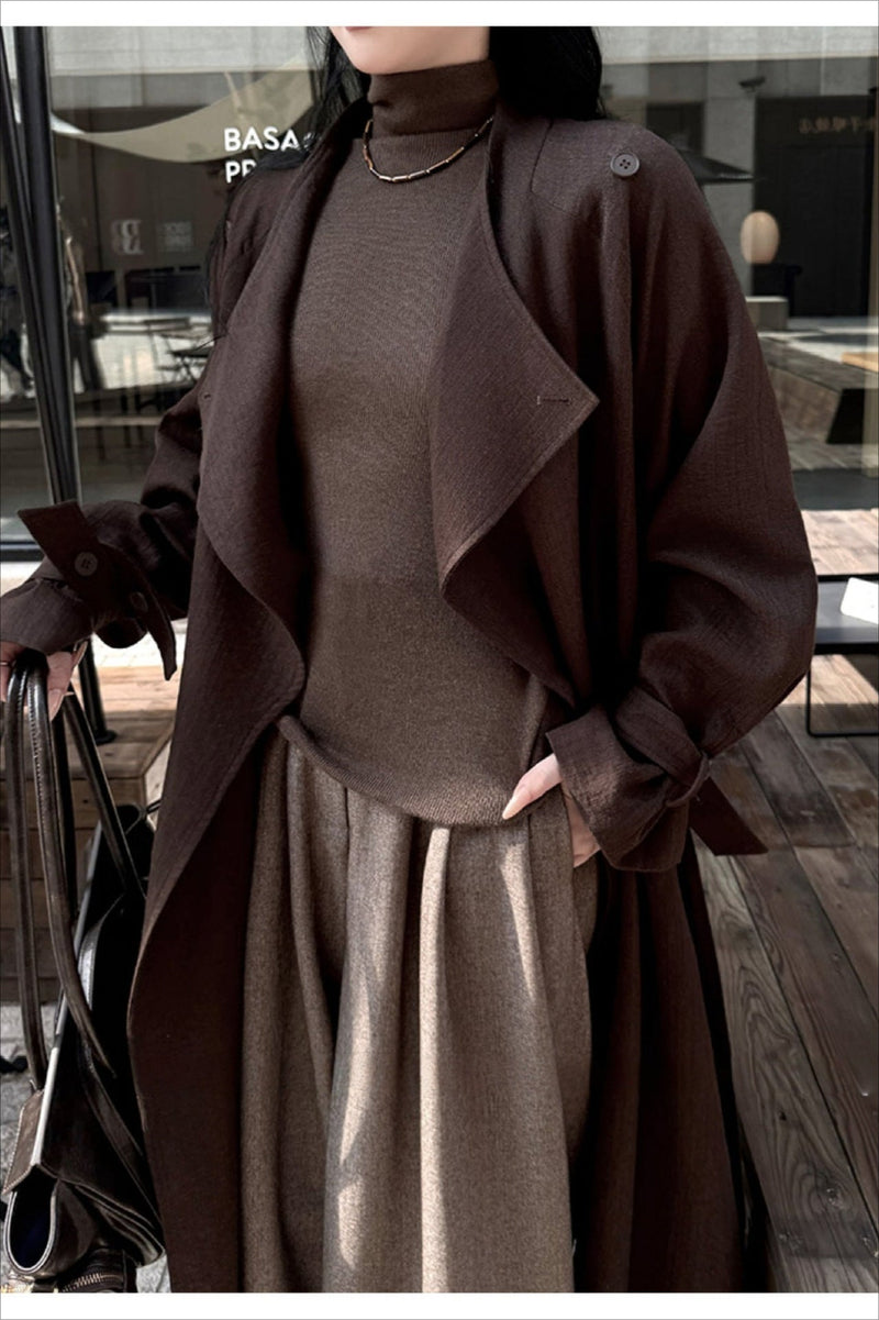 Autumn Lightweight Long Overcoat