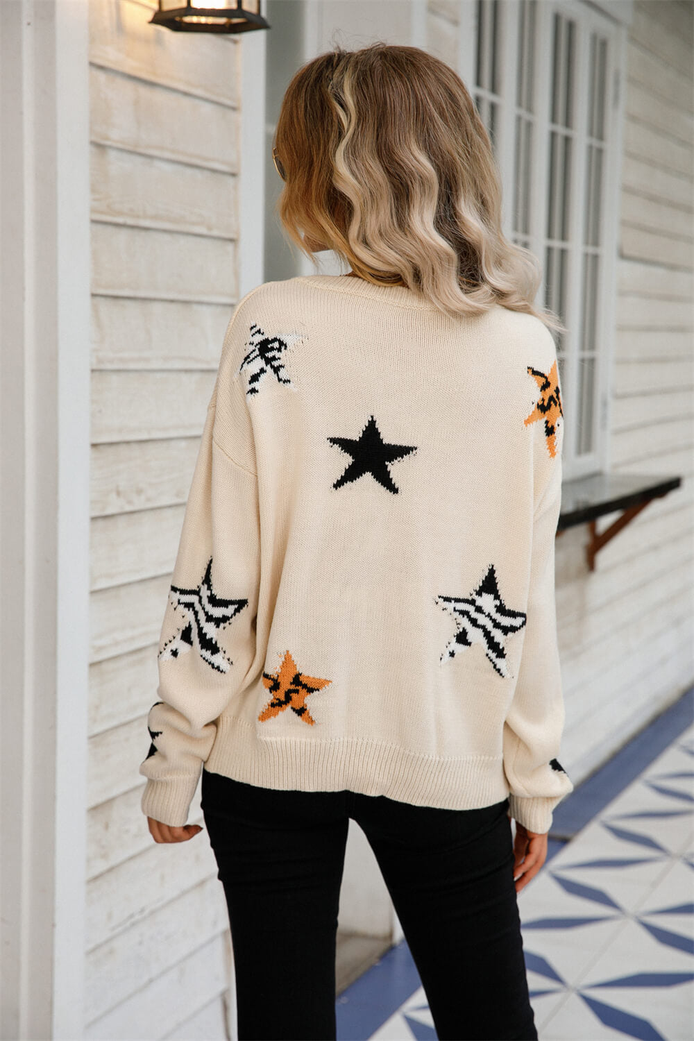 Wearing Like Star Pullover Sweater