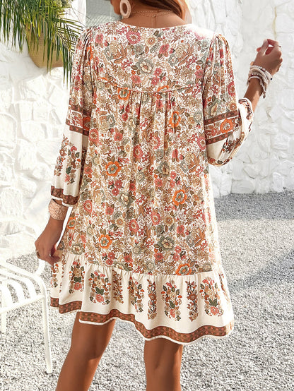 Dannie Mini Dress - Beige