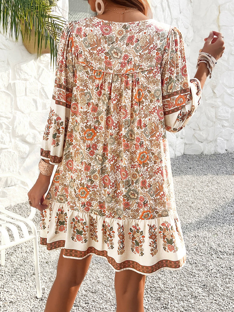 Dannie Mini Dress - Beige