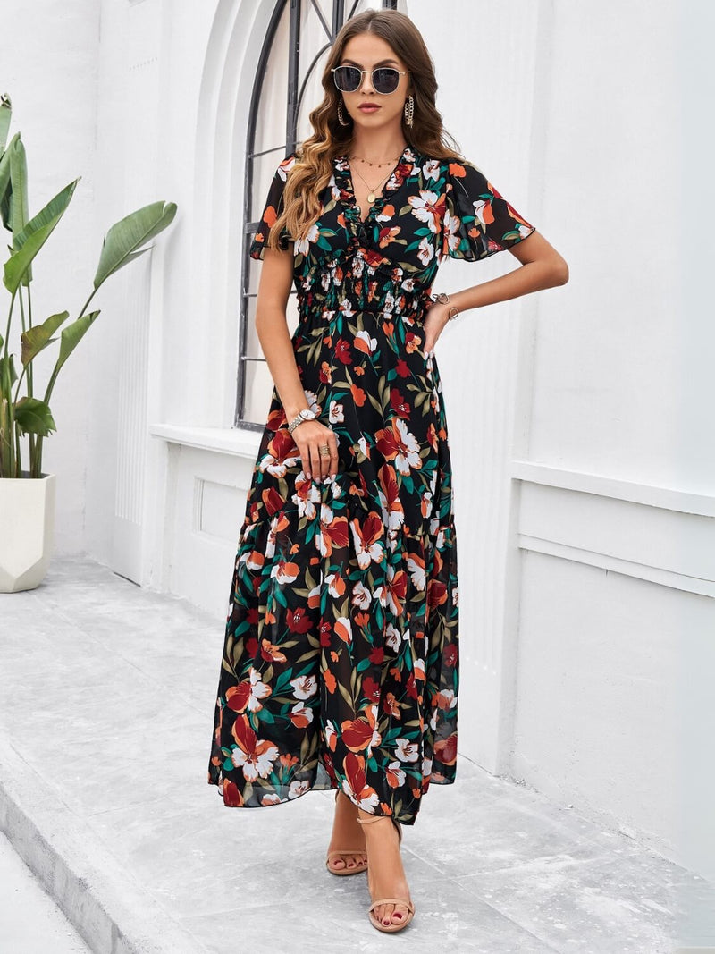 Fiora Maxi Dress - Black