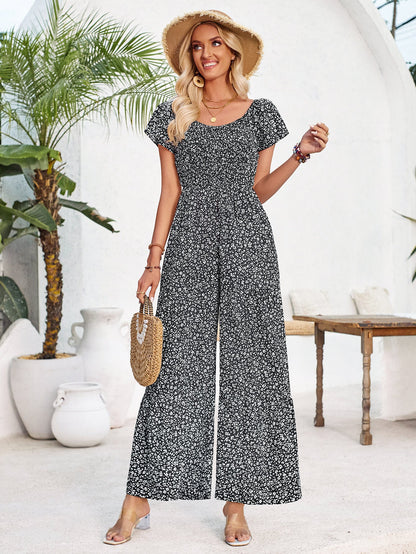Tammy Off-shoulder Jumpsuit - Black
