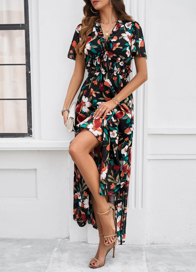 Fiora Maxi Dress - Black