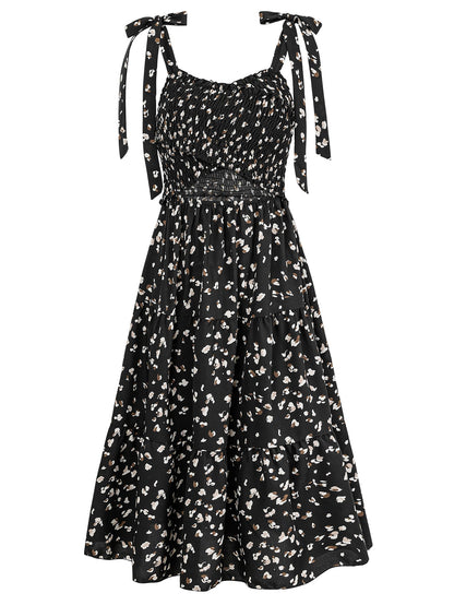 Timeless Beauty Cutout Midi Dress - Black