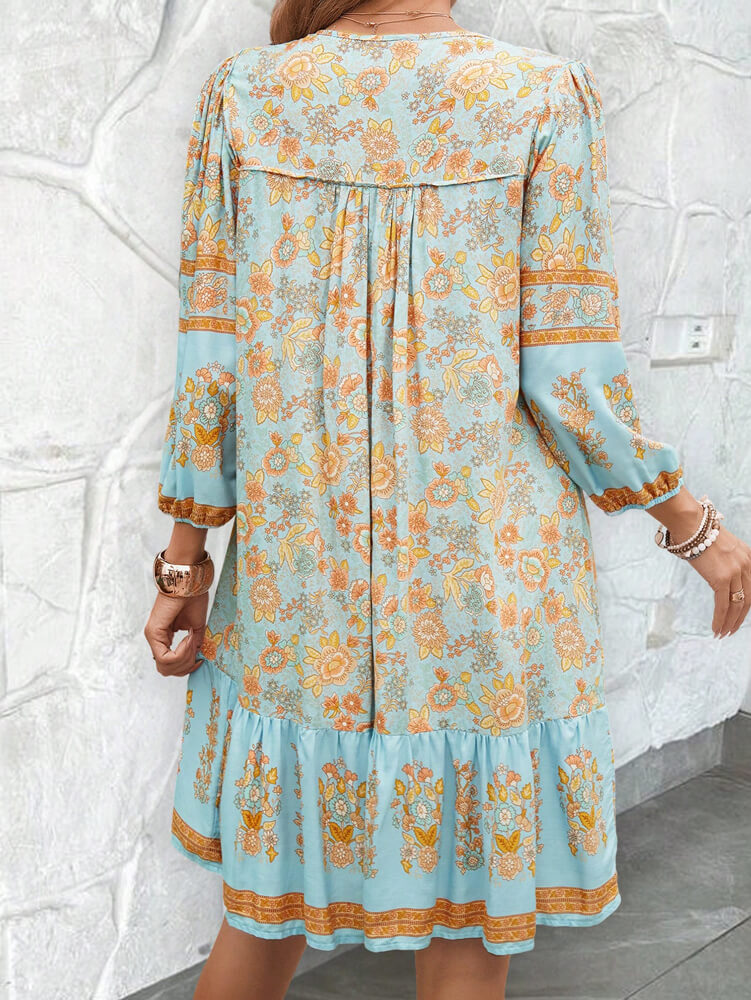 Dannie Mini Dress - Blue