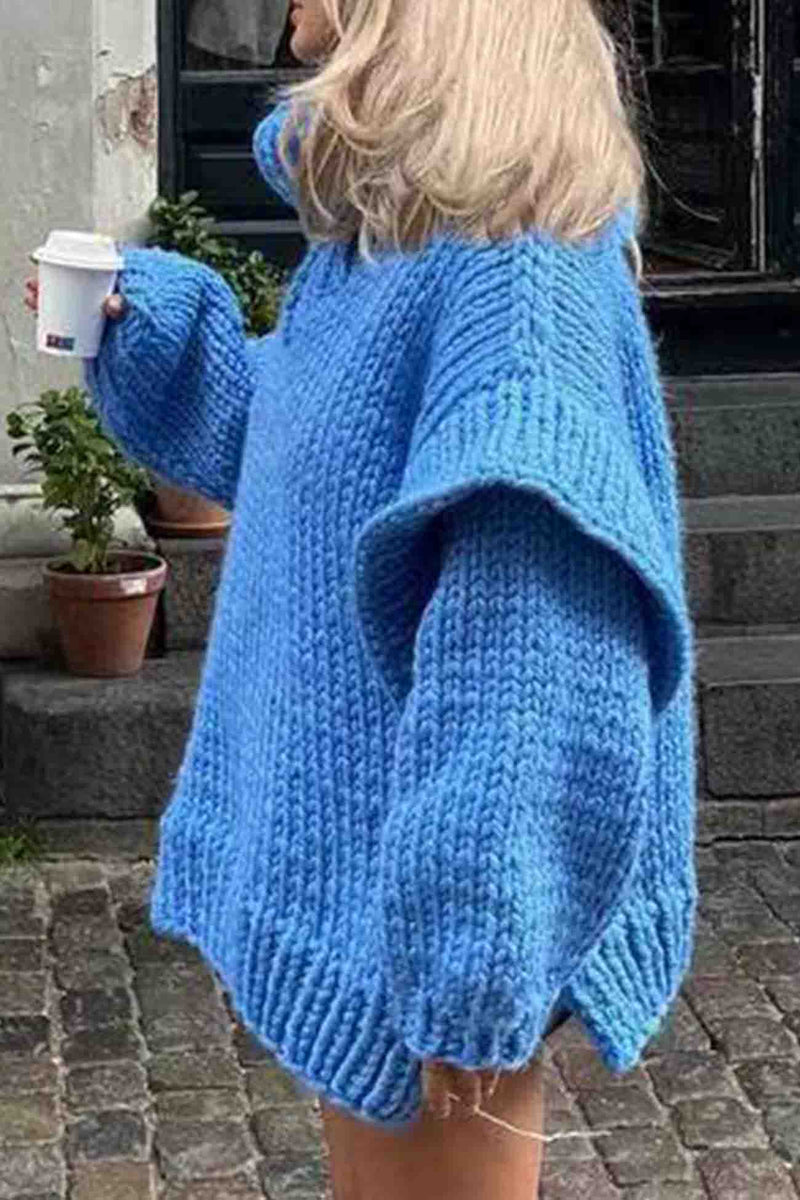 Long Sleeve Cowl Neck Sweater
