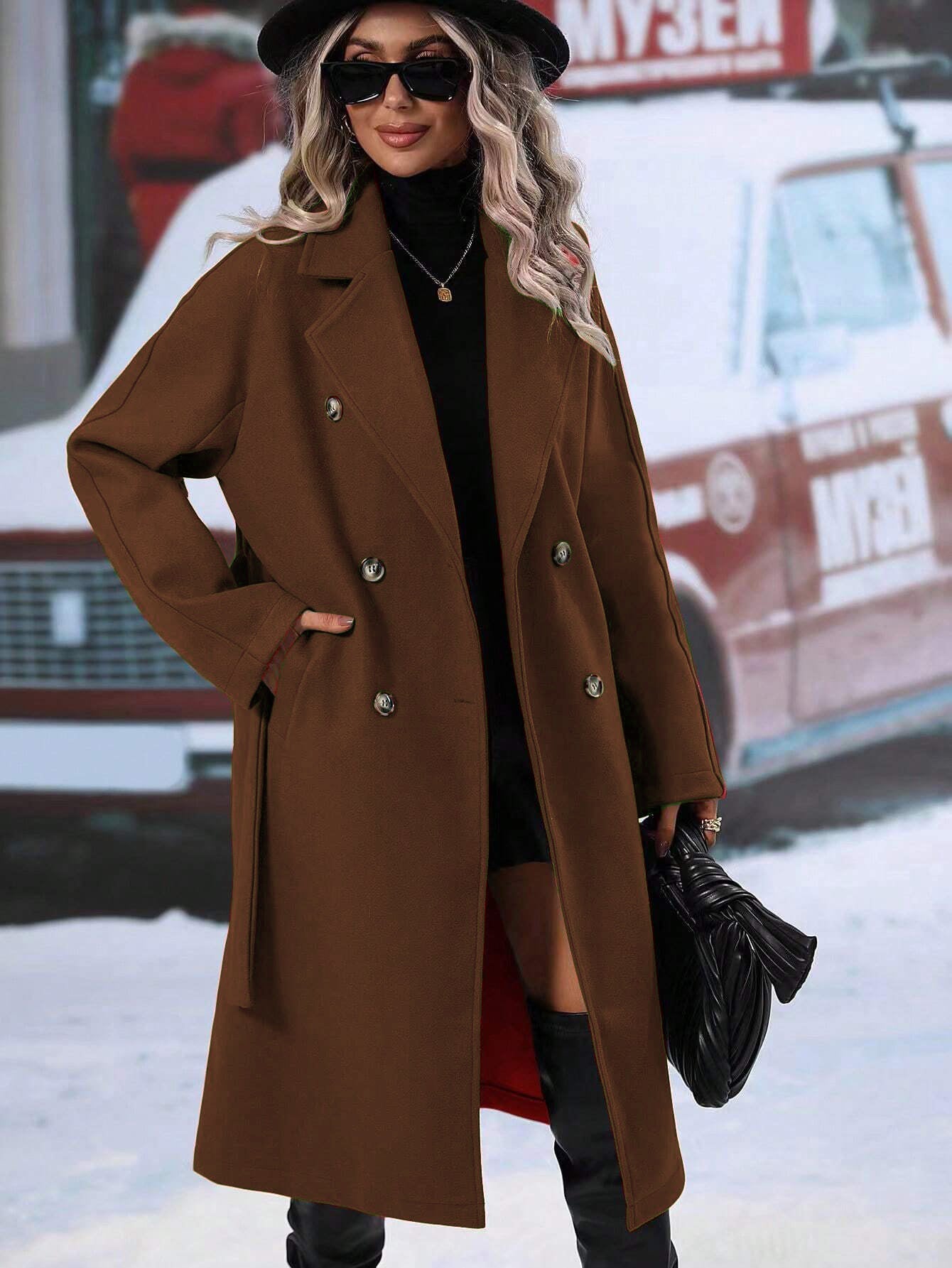 Stroll Along Pocketed Coat