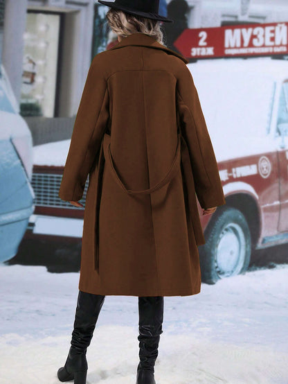 Stroll Along Pocketed Coat