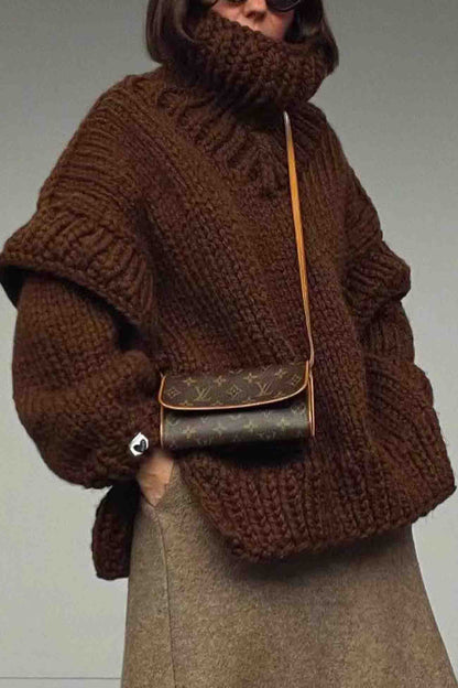 Long Sleeve Cowl Neck Sweater