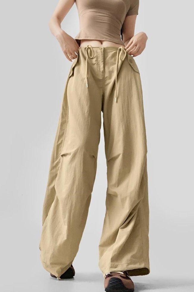 Cargo Wide Leg Relaxed Pants