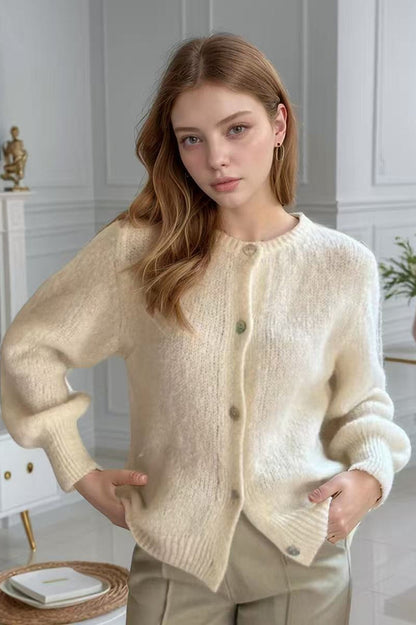 Macaron Color Cardigan