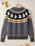 Spooky Elements Halloween Women's Cozy Sweater artswardrobe