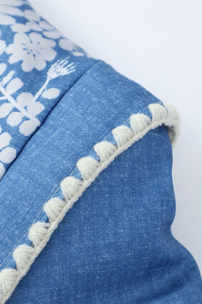 Blue Cotton Coat