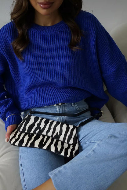 Knit Crewneck Pullover Sweater