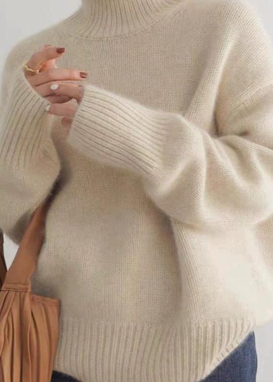 Cozy Grey Turtleneck Sweater - Comfort