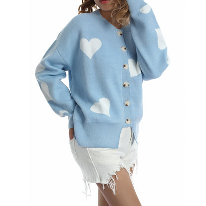Heart Sweater Cardigan