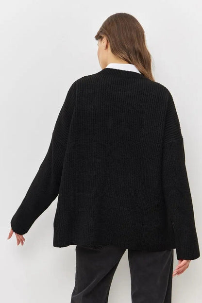 Crew Neck Loose Sweater