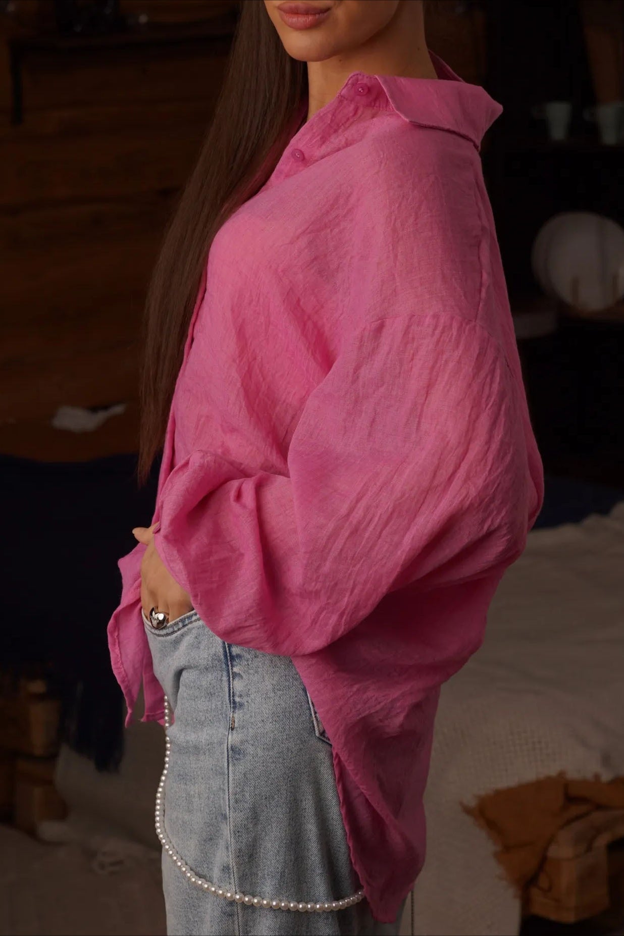 Lightweight Long Sleeve Blouse