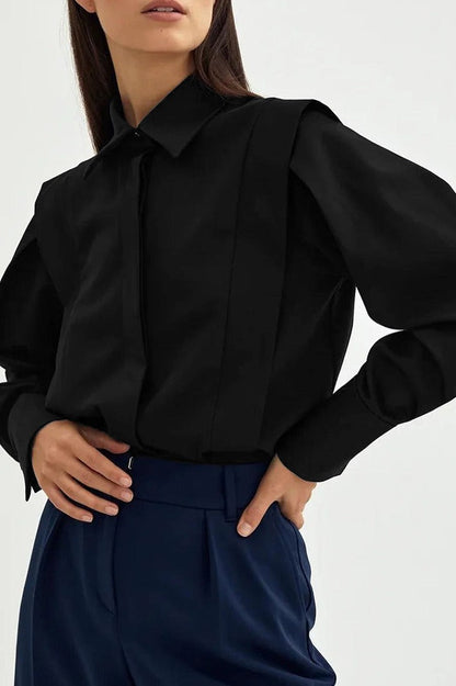 Structured Shoulder Blouse