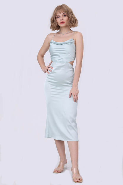 Tie Backless Cami Dress