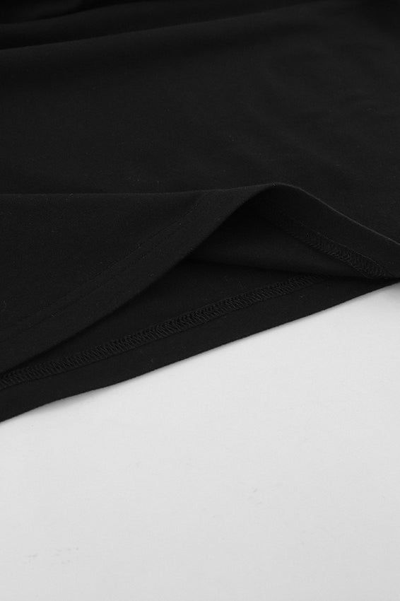Satin Loose Mini Work Skirt
