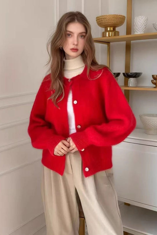 Macaron Color Cardigan