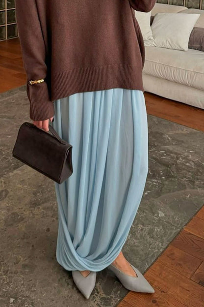 Chiffon Flowing Maxi Skirt