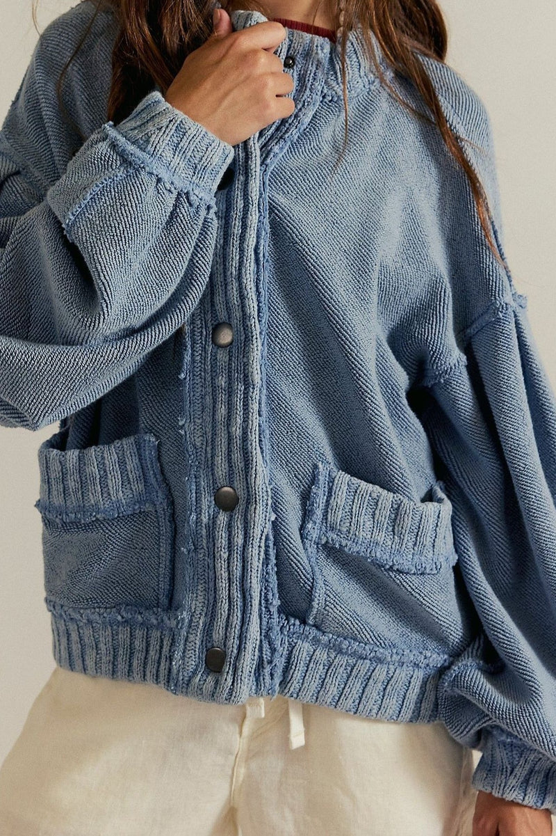 Slouchy Old Money Retro Loose Knit Cardigan