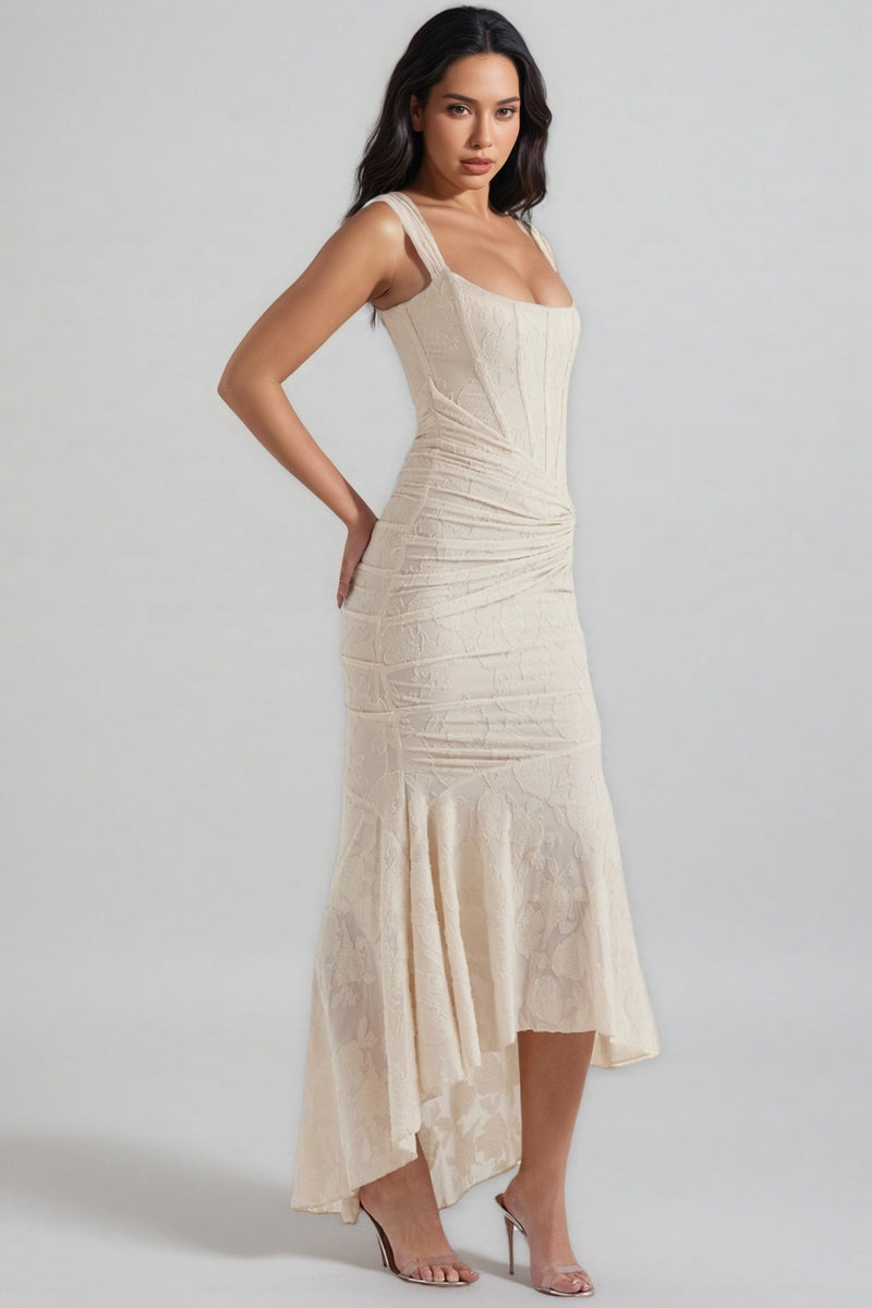 Taye Cream Maxi Dress
