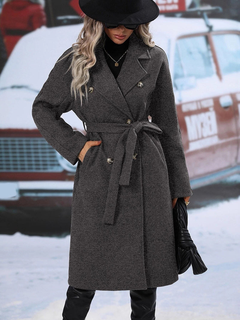 Stroll Along Pocketed Coat