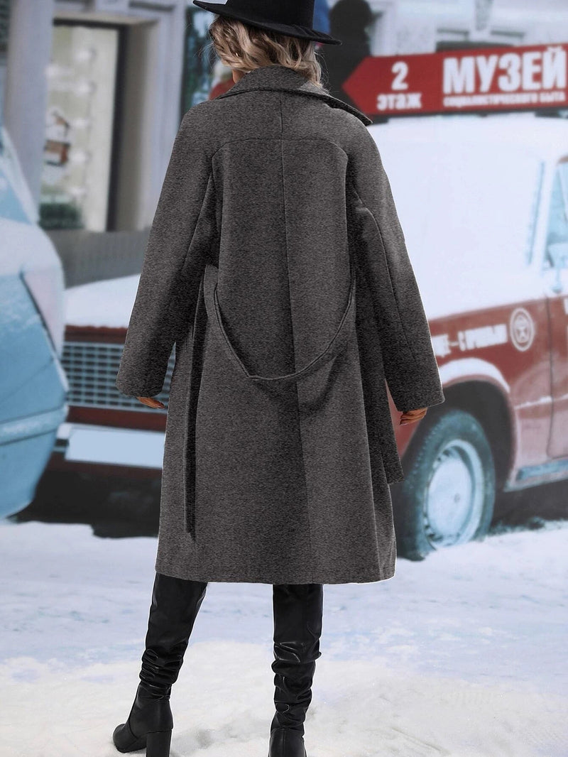 Stroll Along Pocketed Coat