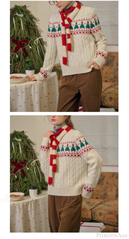 Christmas Tree Fair Isle Sweater