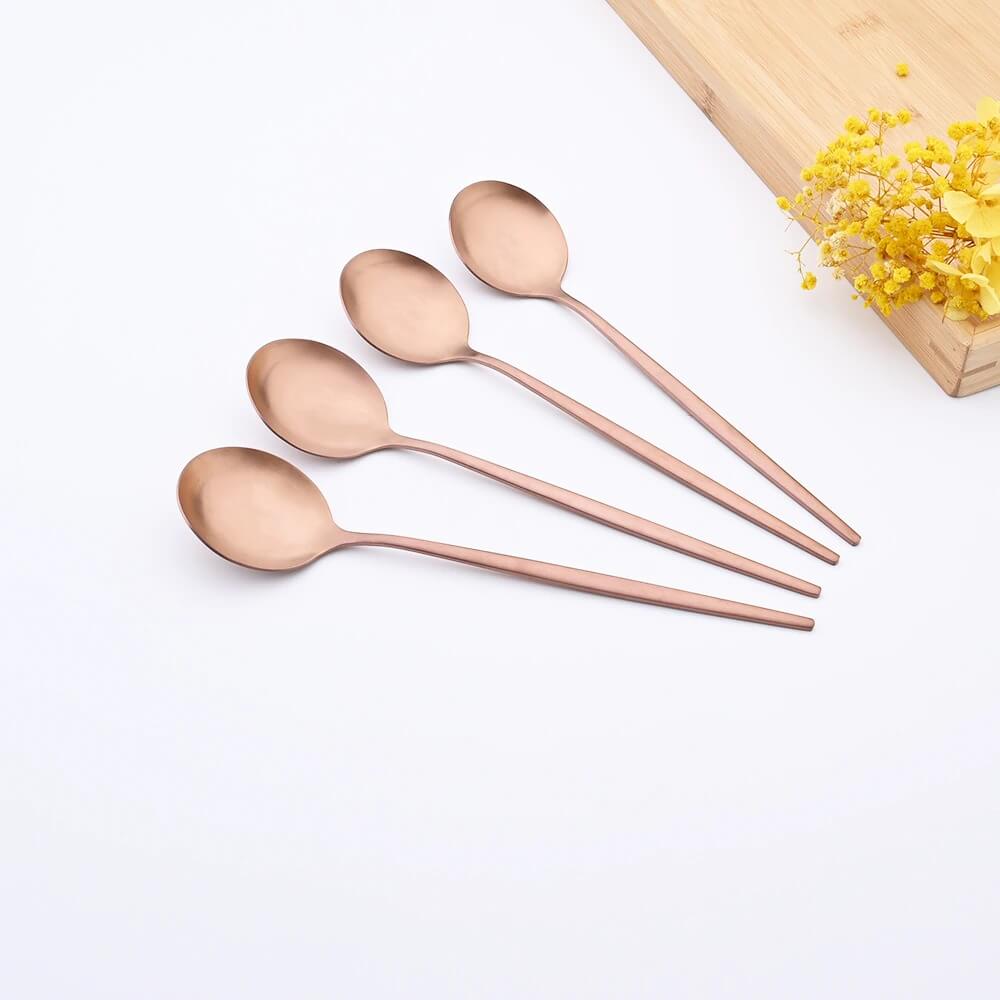 Modern Rose Flatware Set