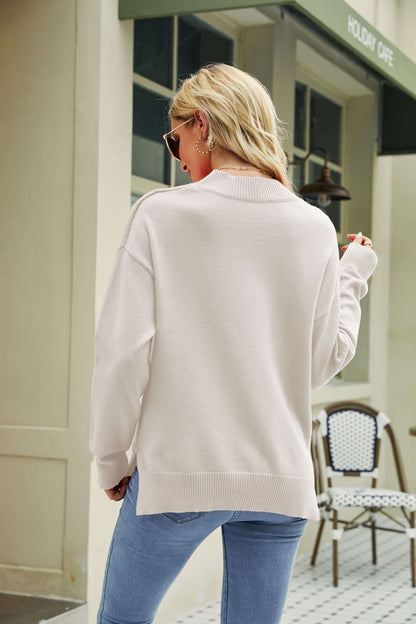 Love to Lips Pullover Knit Sweater