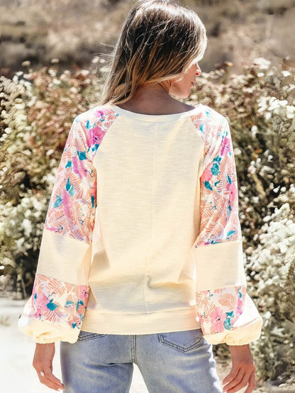 Blooming Spring Belle Sleeve Sweater