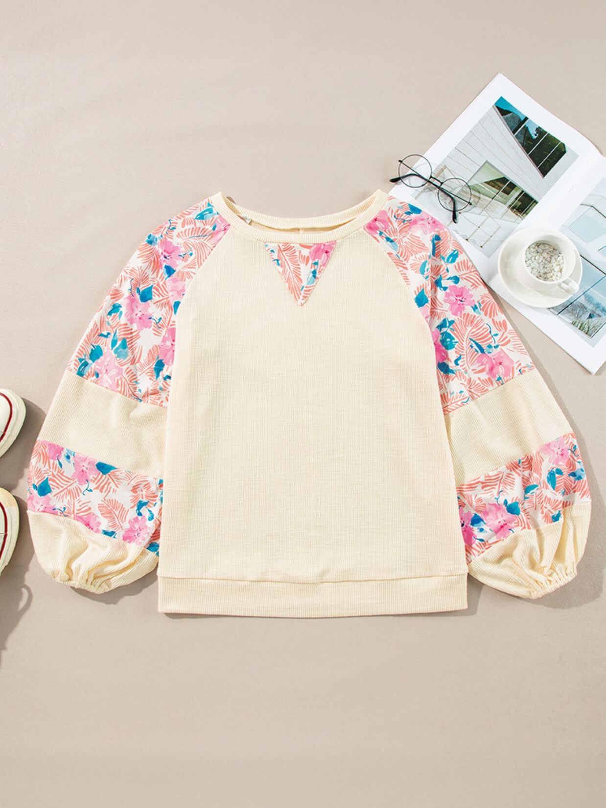 Blooming Spring Belle Sleeve Sweater