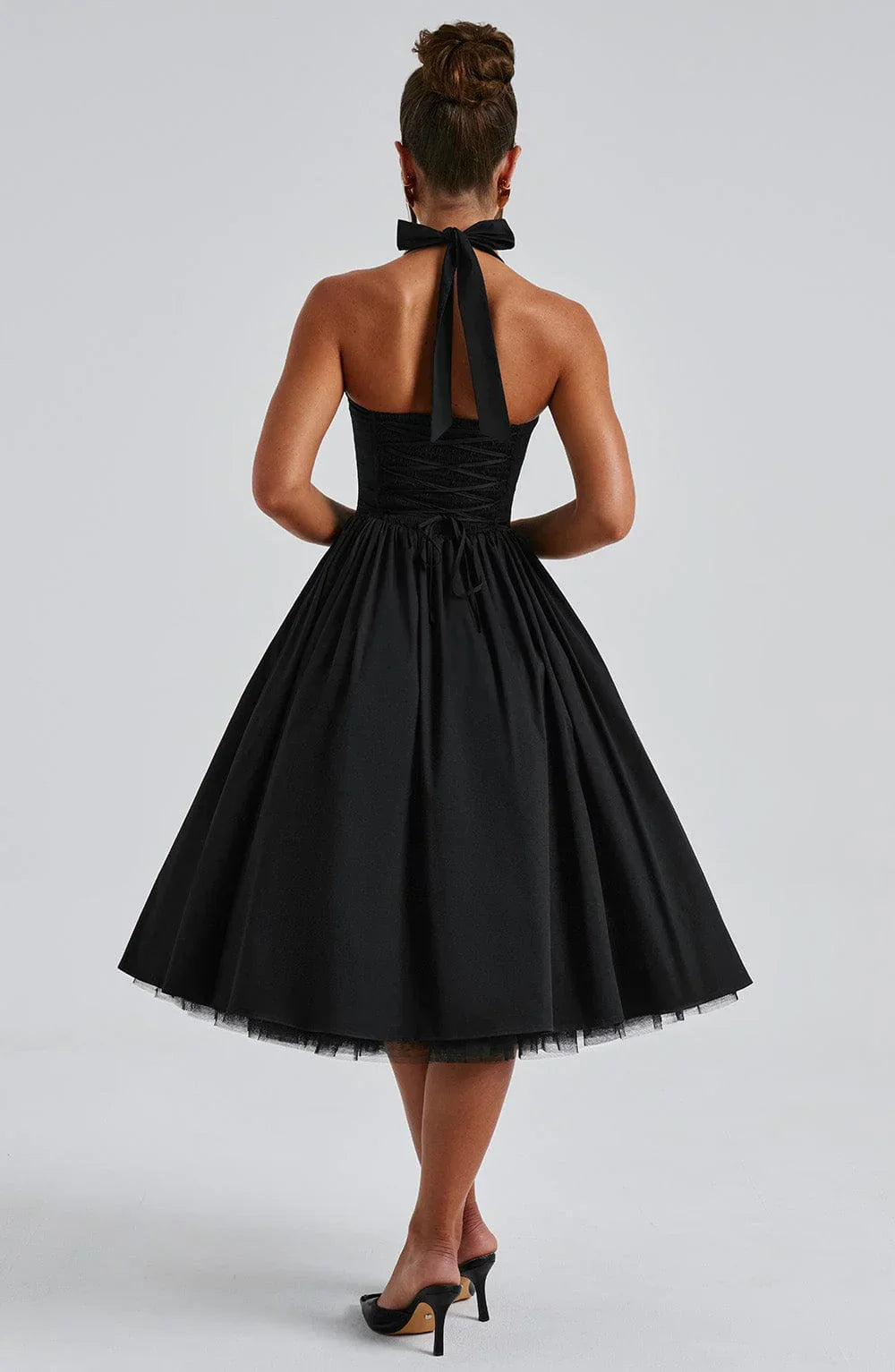 Monaco Grace Corset Midi Dress