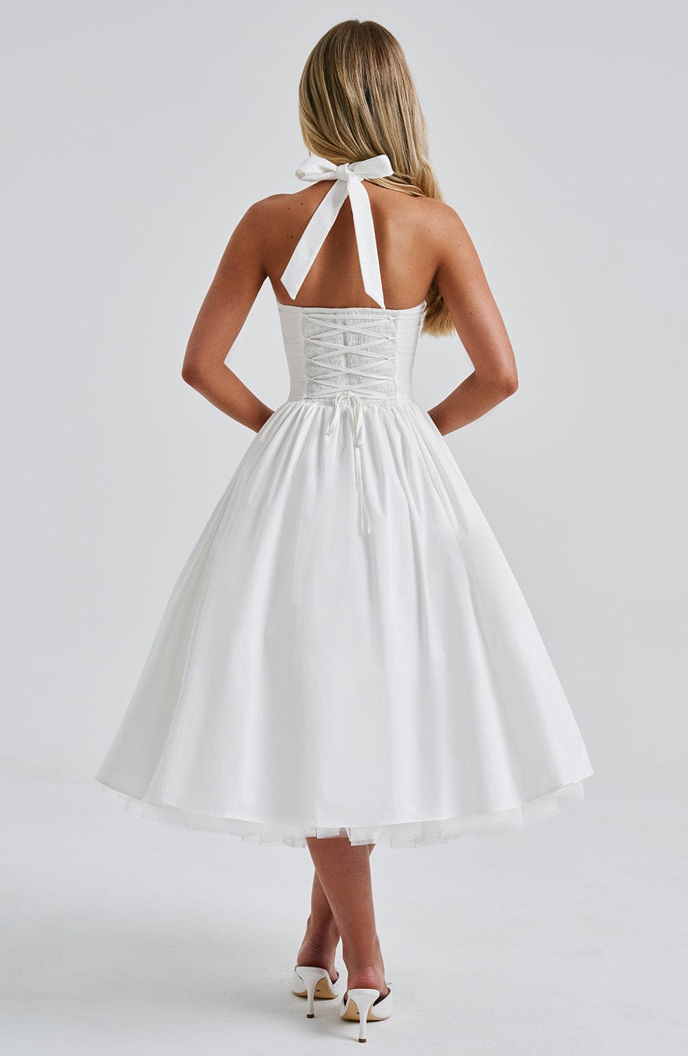 Monaco Grace Corset Midi Dress