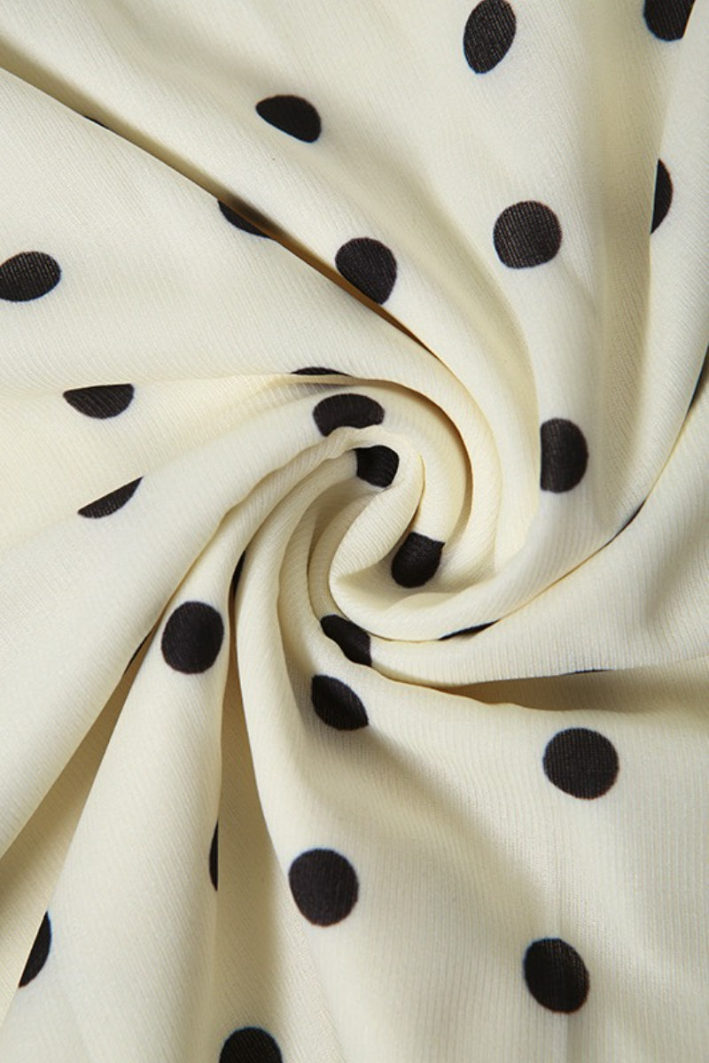Polka Dot High Waist Bodycon Skirt