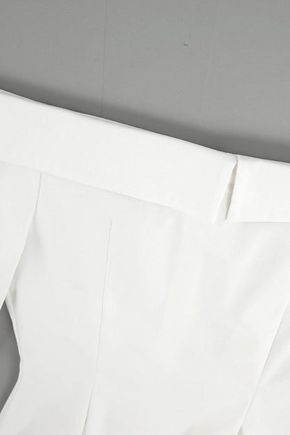 Off Shoulder Boat Neck Blouse