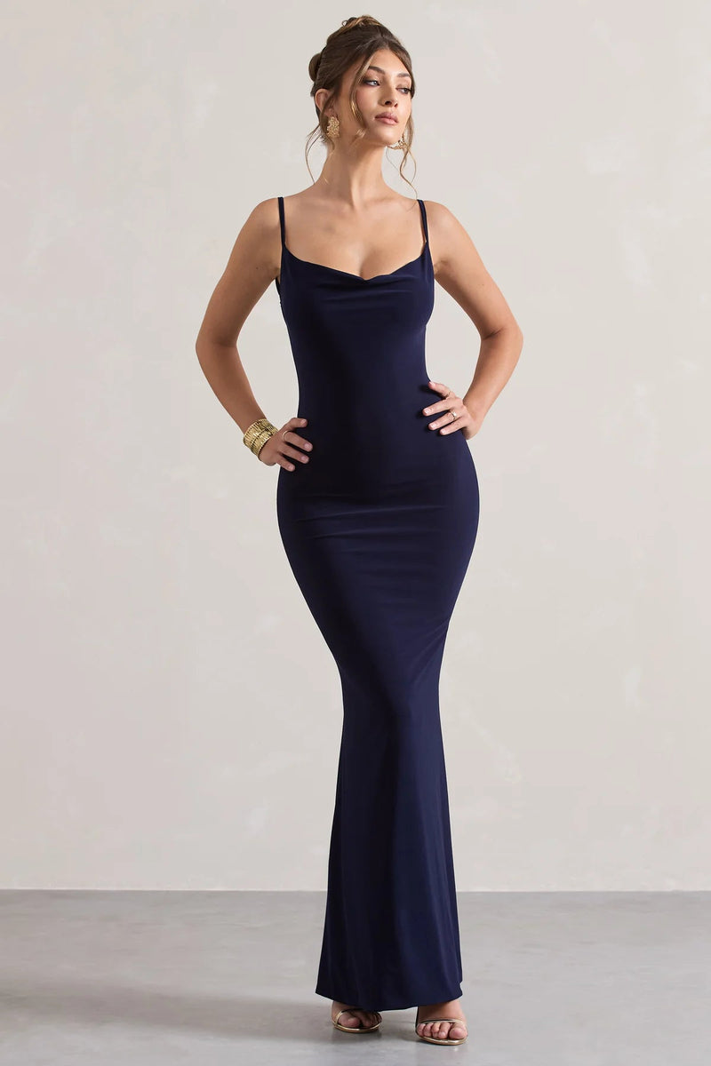 Veloria™ Luxe Lace-back Maxi Dress — Command Every Room With Irresistible Confidence and Timeless Elegance