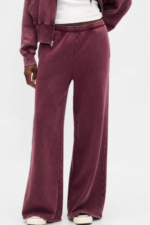 Retro Hooded Zipper Loose Two Piece Set