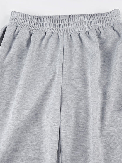 Grey Street Side Bow Tie Sweatpants