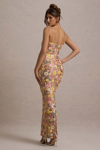 Victoria Sequin Maxi Dress