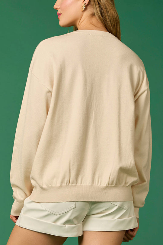Christmas Soldier Sequined Sweatshirt