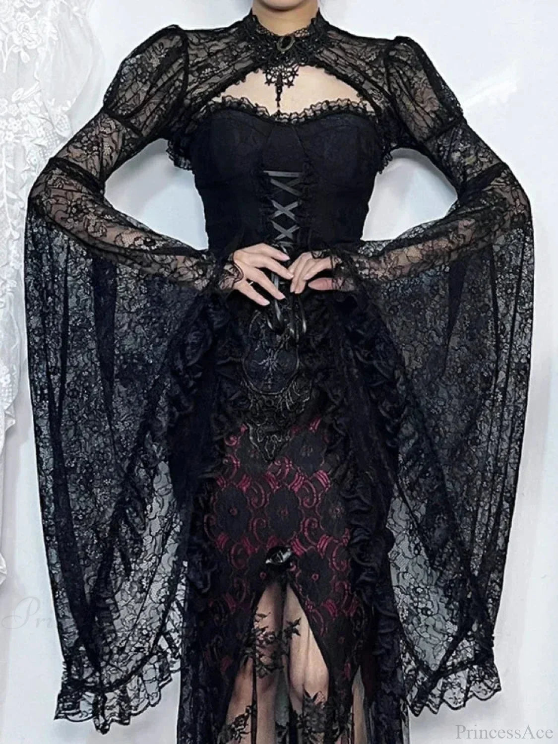 Dark Transparent Blouse