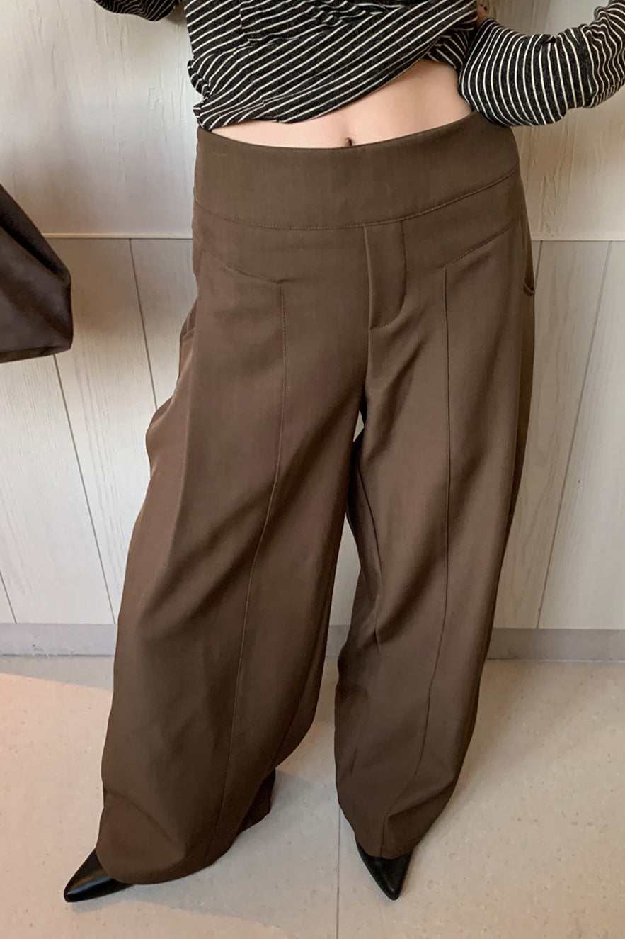 Pleated Wide Pants