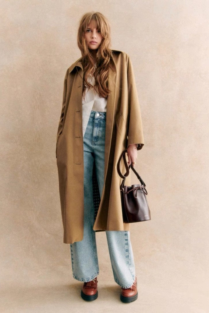 French Classic Long Overcoat