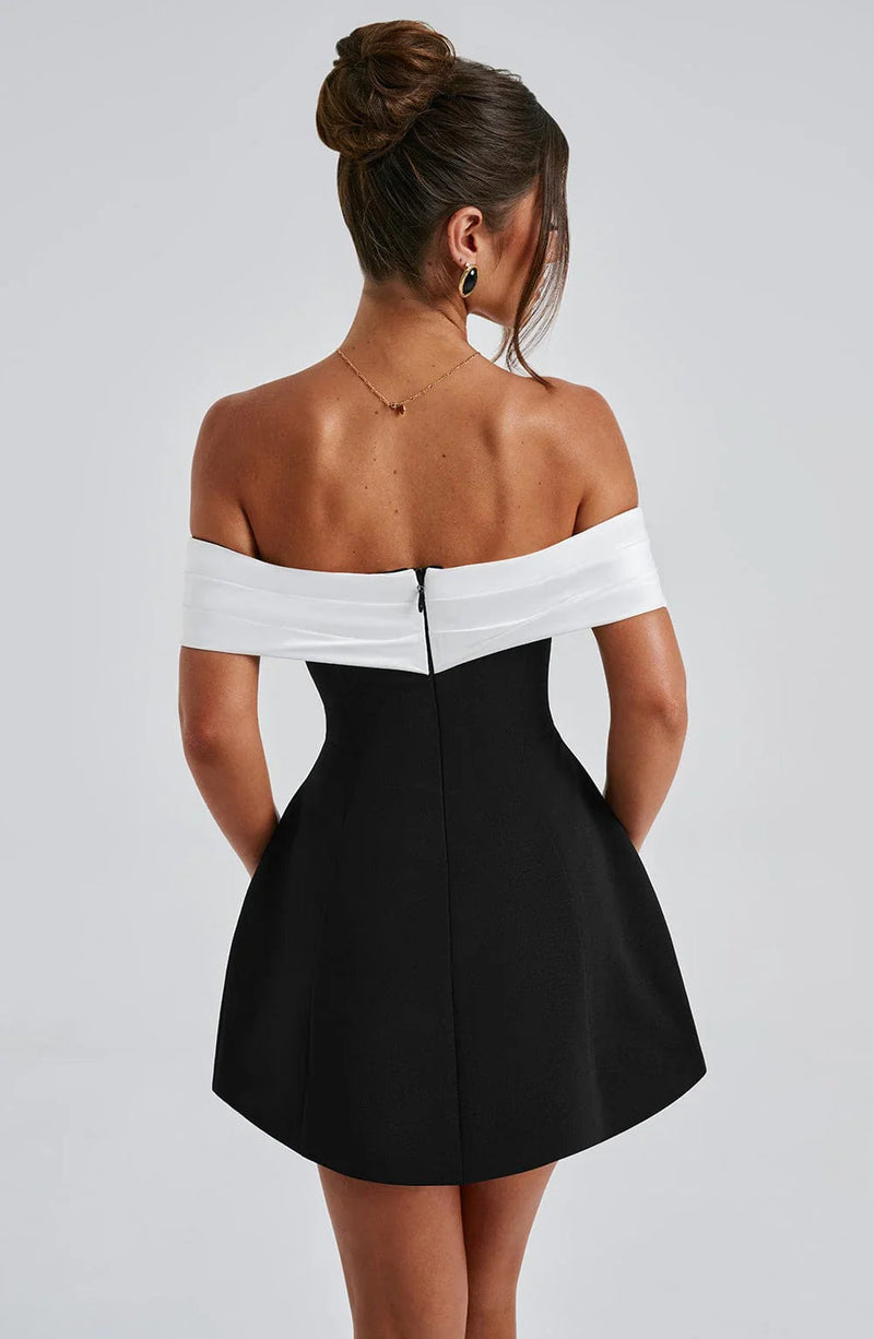 Backless Bow Mini Dress 35